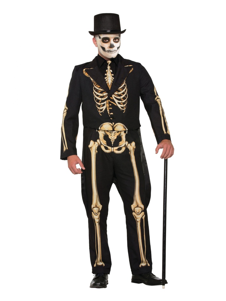 Skeleton Formal Men's Costume Devil , Scary