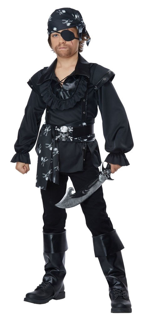 Skull Island Pirate Boys Costume