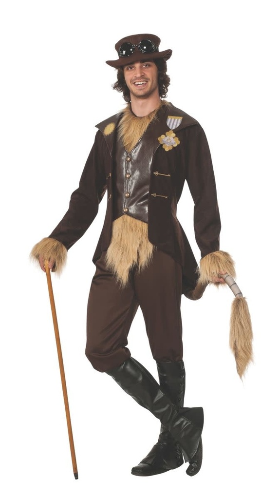 Steampunk Cowardly Lion Men Costume
