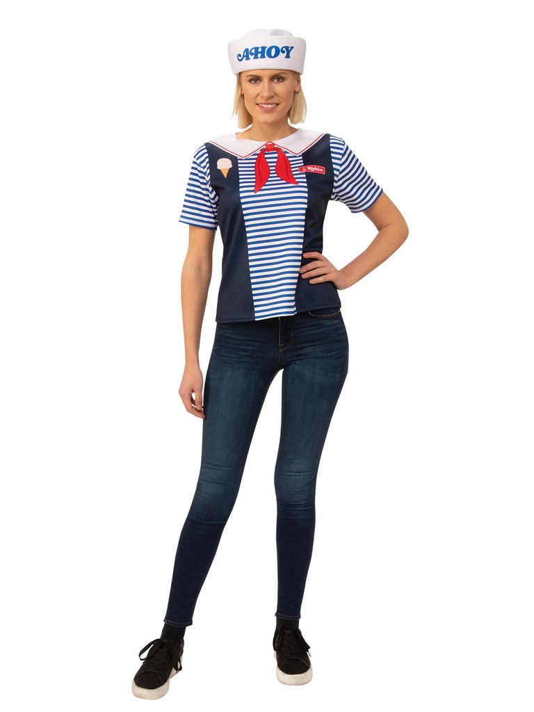 Stranger Things-Robin Scoops Ahoy Deluxe Women's Costume Careers