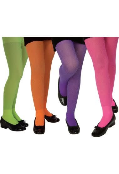 Tights - Glitter Neon Child 80's Eighties