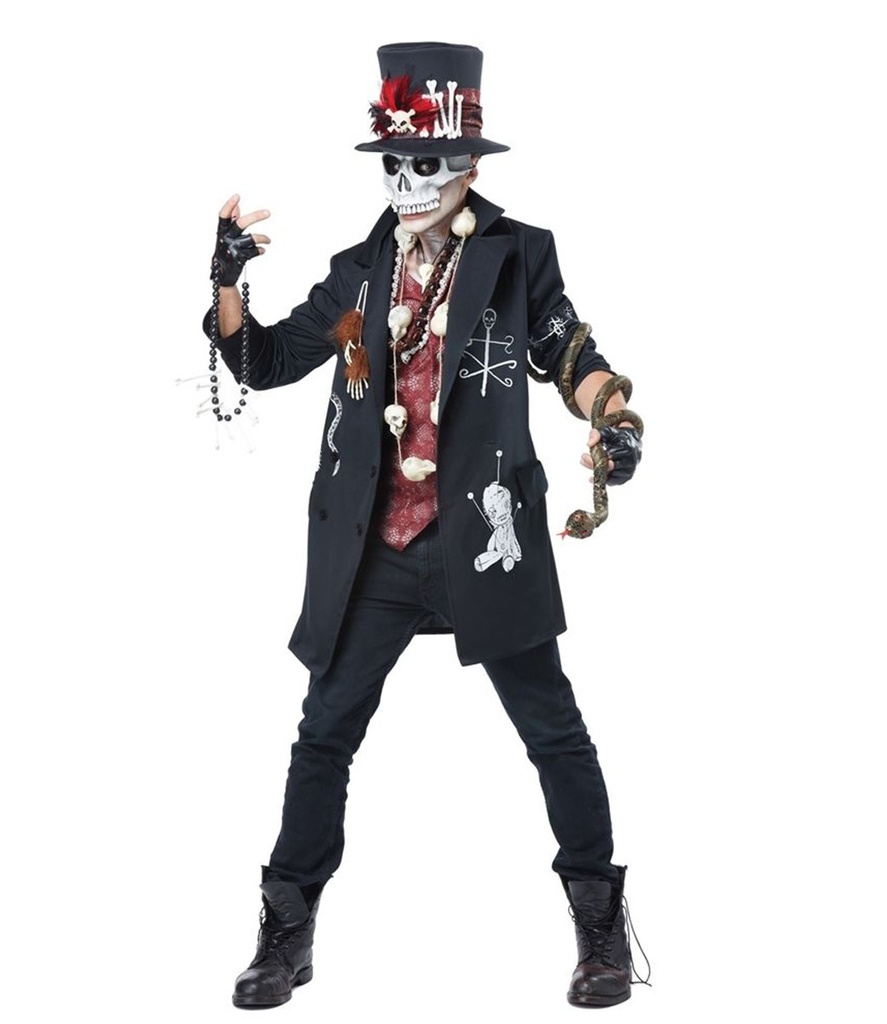 Voodoo Dude Men Costume Devil , Scary