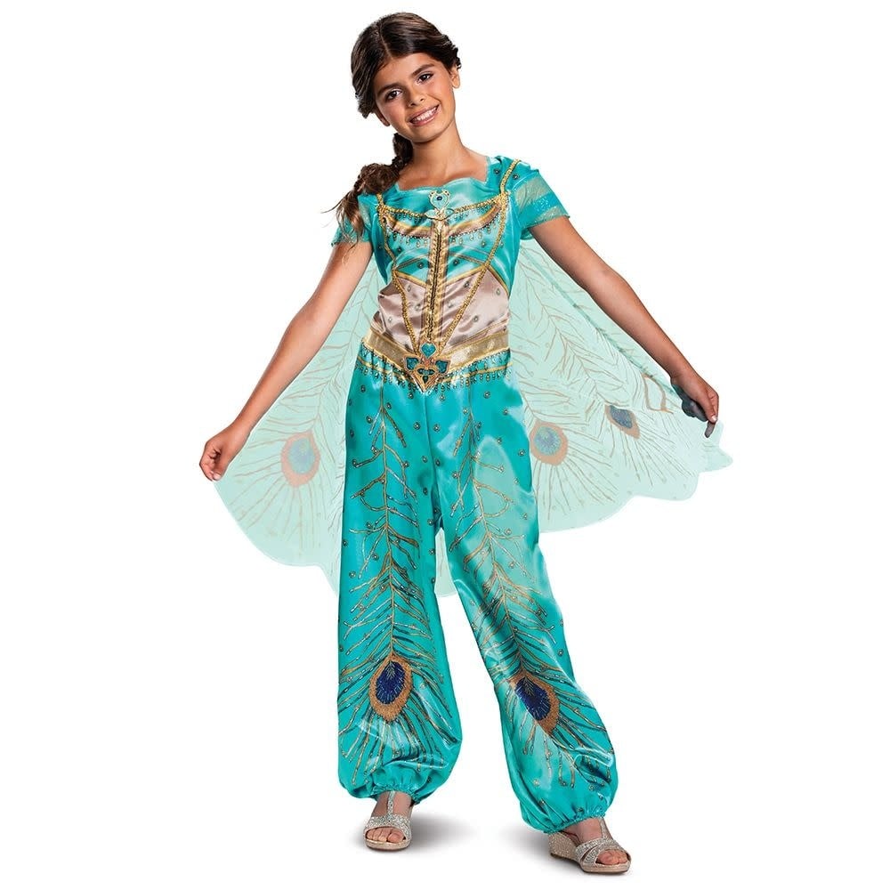 Jasmine Teal Classic Girls Costume