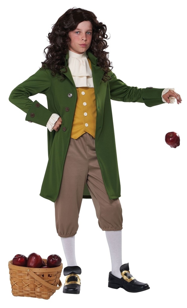 Sir Isaac Newton Costume Boys Child