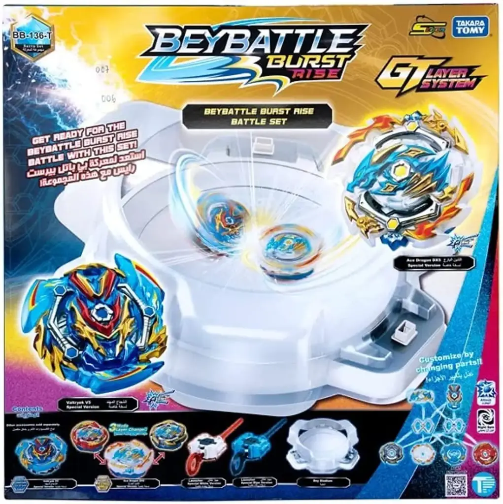 BeyBattle Burst S4 W1 Rise Battle Set