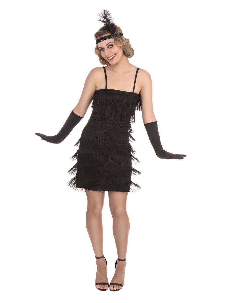 Flapper Black Women's Dress Decades & Sexy