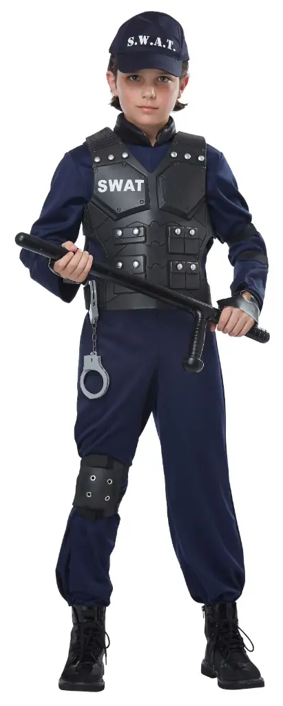Junior Swat Boys Costume Bridal & Wedding