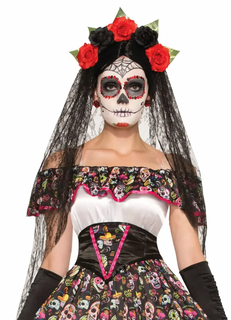Day Of The Dead Veil