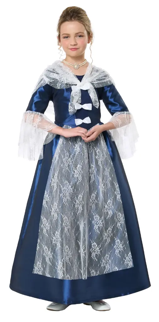 Colonial Period Dress Girls