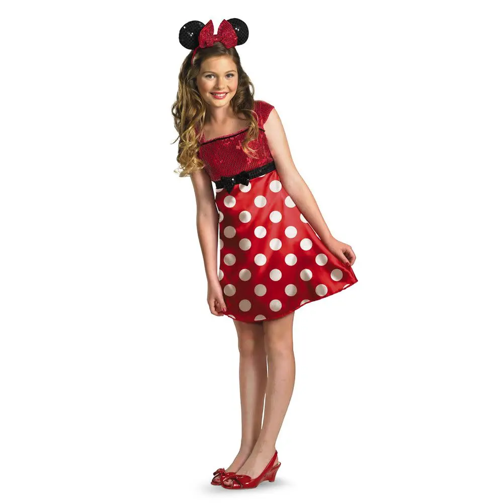Red Minnie  Costume	 Girls