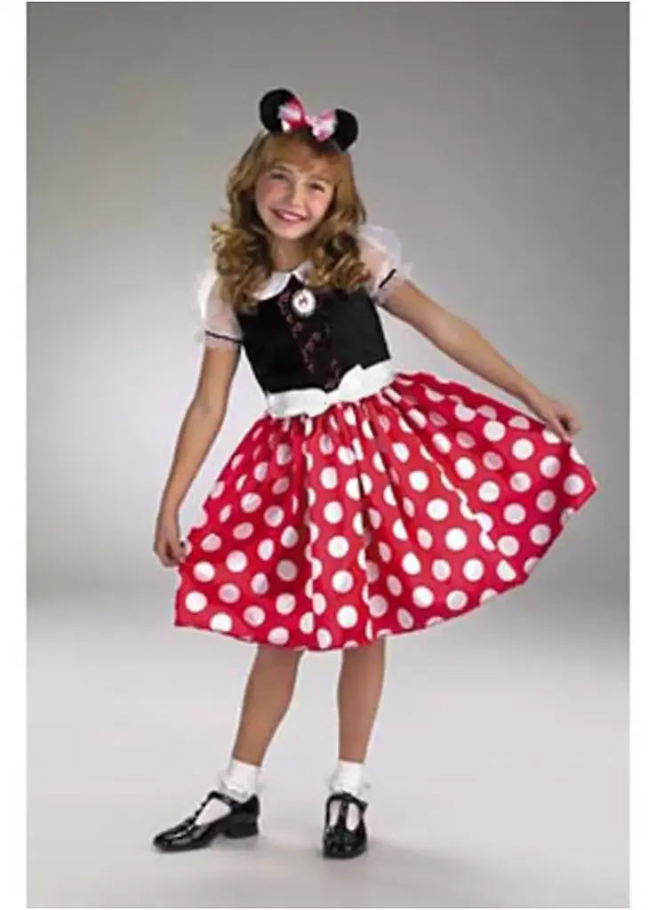 Minnie Mouse Red Classic  Costume Girls