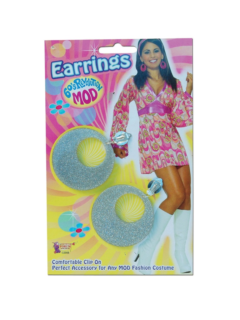 Mod Glitter Earrings