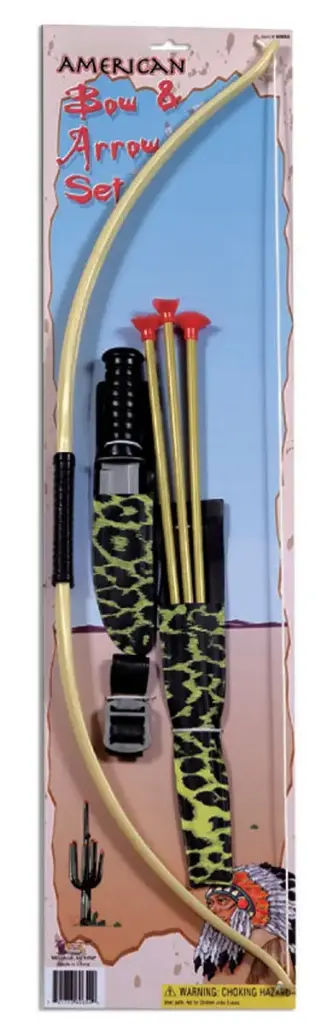 30 Inch Native American Bow & Arrow Set