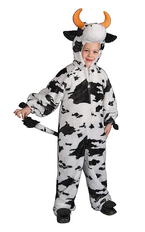 Plush Cow Costume for Kids M/8-10 Y