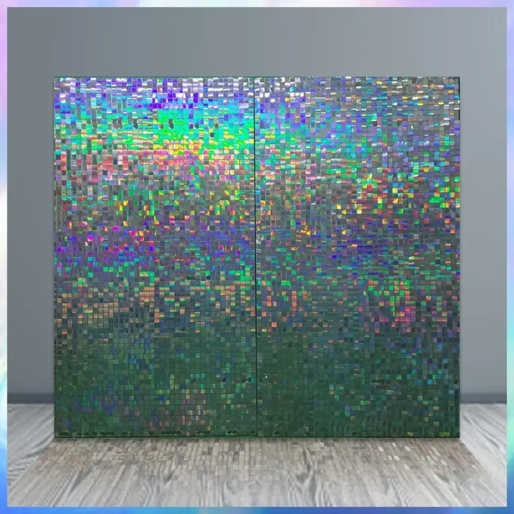 Shimmer Backdrop H202 X W232 cm Rental-Silver