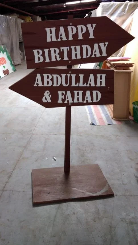 Sign Board 110X150 Cm-Rental