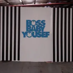Boss Baby Backdrop 296x213 Cm Rental
