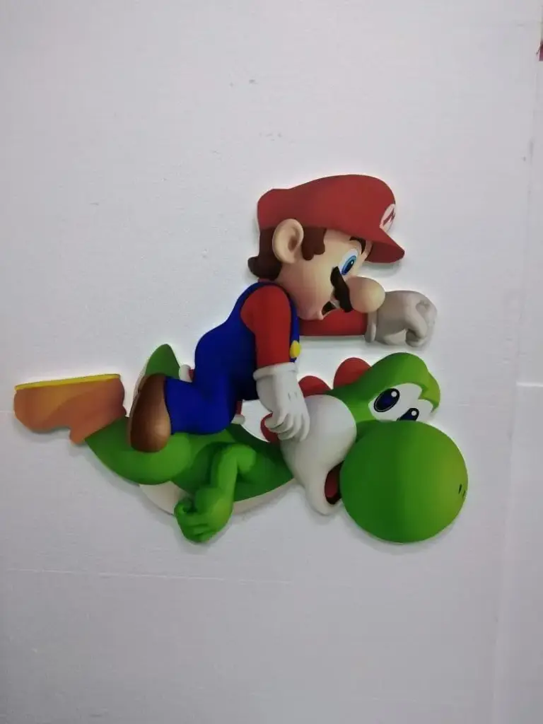 Character Cutout Without Base Rental-Mario (103X89) cm