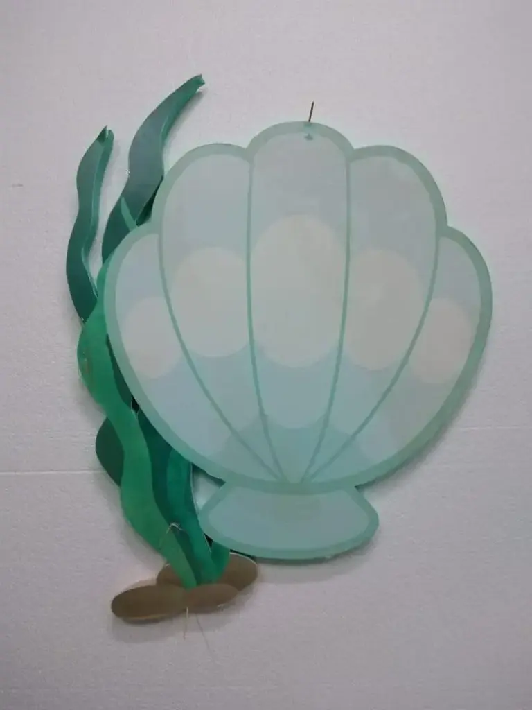 مجسم صدفة للإيجار (66x82) سم