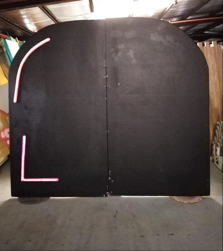 Black Backdrop 241x246 Cm  Rental