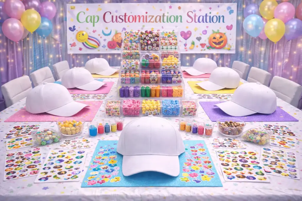 Cap Customization Station ( art & craft )