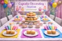 Cup Cakes decorating 10 pax ( art & craft)