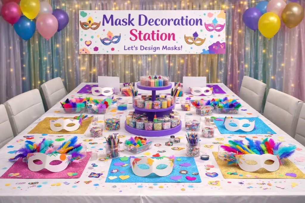  Face Mask DYI 10 persons ( art & craft)