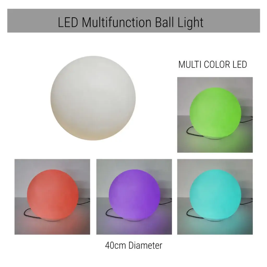 Light Up Sphere 40 cm Small-Rental