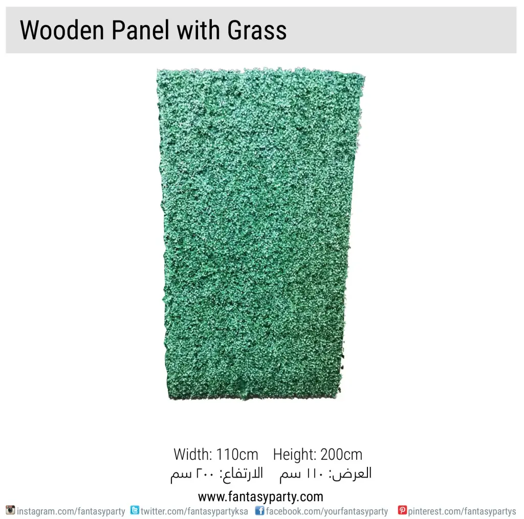 Green Grass Background Panel (110X200) cm-Rental