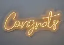 Light Up Neon Sign Rental-Congrats