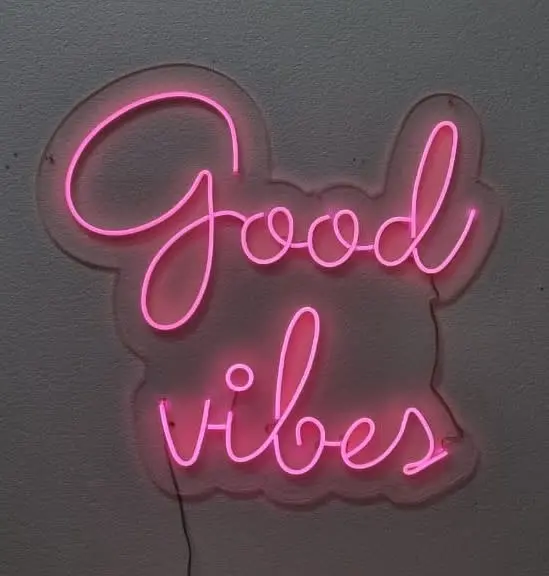Light Up Neon Sign Rental-Good Vibes