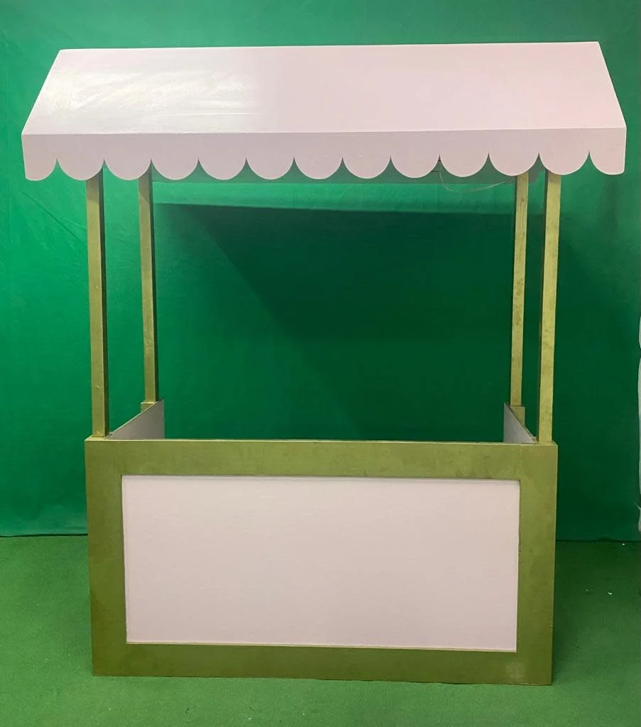 Wooden Pink Kiosk 188x132x220 Cm-Rental