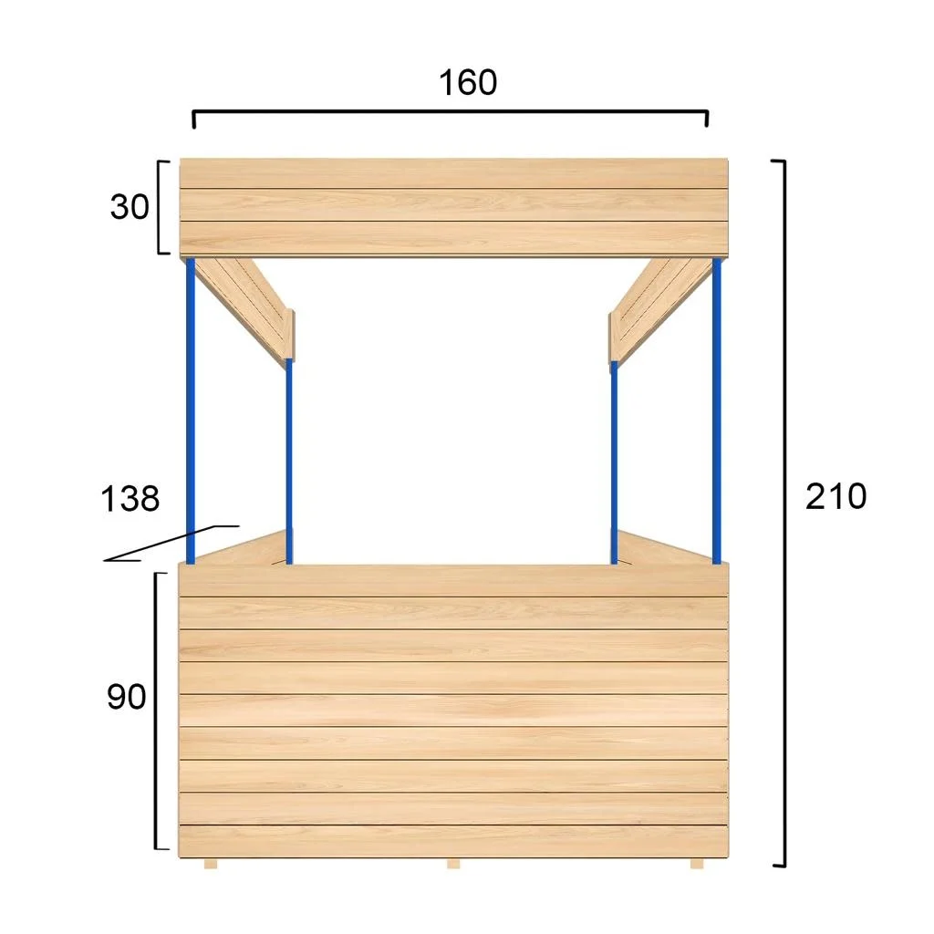 Wooden Multi Purpose Booth-Rental