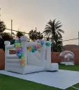 Jump & Slide-All White Rental