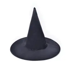 قبعة ساحرة نايلون أسود