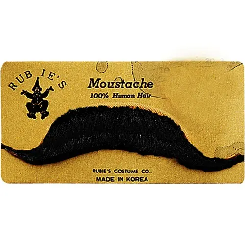 Human Hair Moustache-European