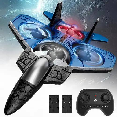 2.4 Ghz Rc F35 Fighter Drone (Orange -Blue Mix)	