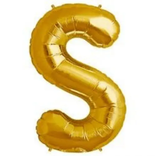 16 Inch Foil Balloon Letter S