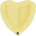 18 Inch Heart Mylar Balloon-Matte