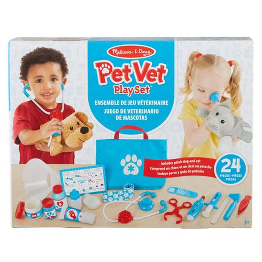 Melissa and Doug Examine And Treat Pet Vet Play Set	