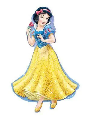 37 Inch Balloon Princess Snow White Shape Flat
