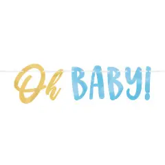Oh Baby Boy/Girl Letter Banner