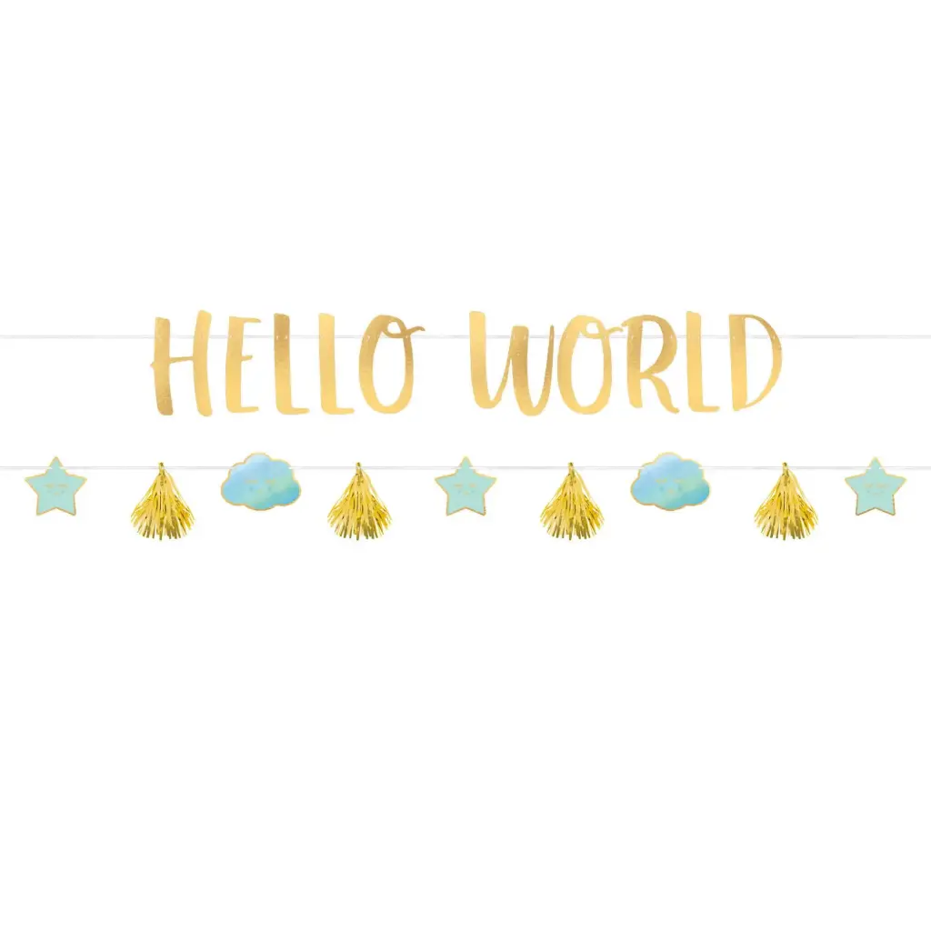 Oh Baby Boy/Girl Letter Banner Kit