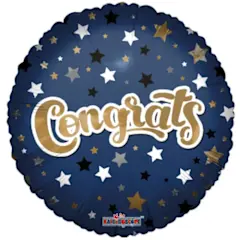 بالون "Congrats" نجوم - 18 إنش