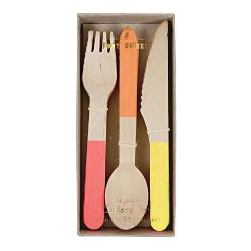 Wooden  Set Cutlery