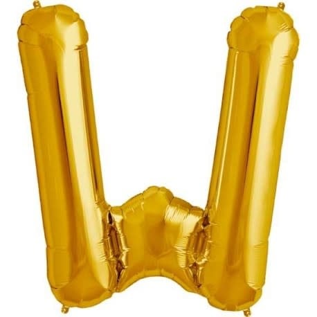 34" Letter W
