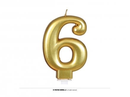 Metallic Candle 8Cm-No 6