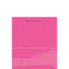 Jumbo Solid Glossy Bag (16 3/4H x 12 3/8W x 5 1/2D) Inch - Bright Pink