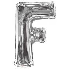 34 Inch Airfill Balloon Letter F