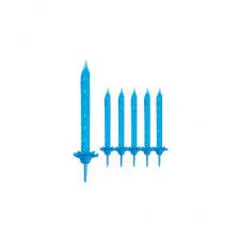 Candles 24/pk w/ Holders 